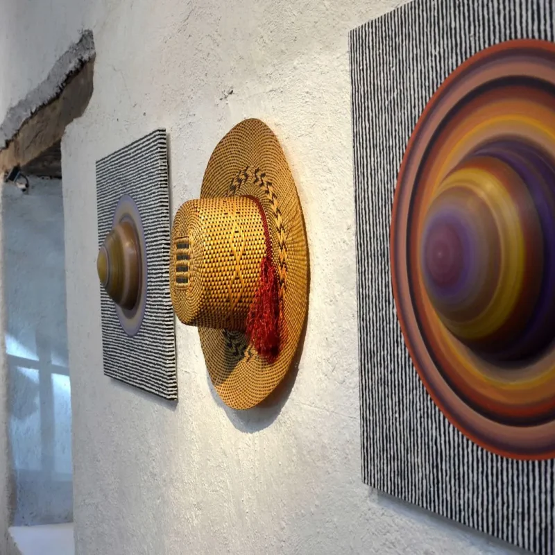 Con gran éxito se exhibió la exposición la Circunferencia de la Chupalla en el Museo de la Artesanía