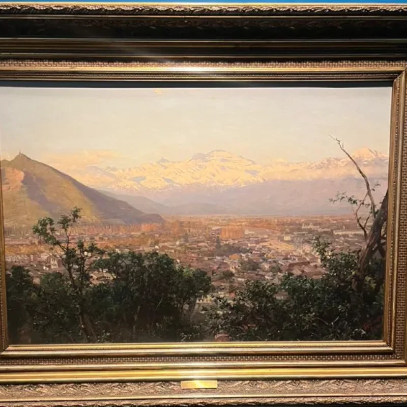 Obras de Somerscales de la Fundacion visitan Centro Cultural El Tranque